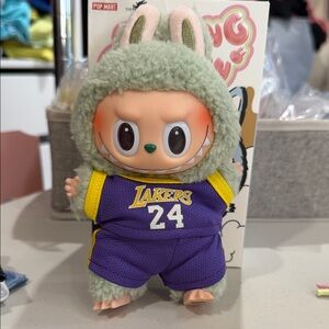 OUTFIT ONLY- * LABUBU - PURPLE LAKERS OUTFIT
